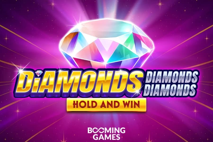Diamonds Diamonds Diamonds Hold and Win by Booming Games