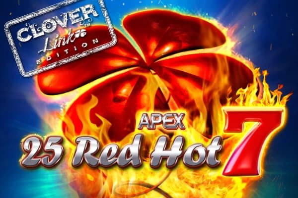 25 Red Hot 7 Clover Link by Greentube