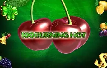 100 Burning Hot slot artwork