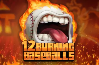 12 Burning Baseballs slot artwork