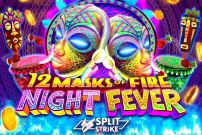 12 Masks of Fire: Night Fever slot artwork