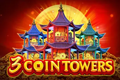 3 Coin Towers slot artwork