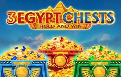 3 Egypt Chests slot artwork
