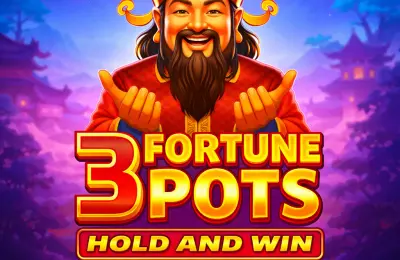 3 Fortune Pots Hold and Win slot artwork