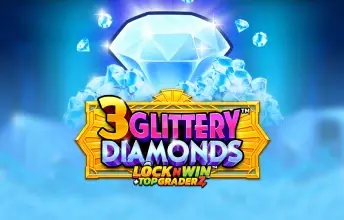 3 Glittery Diamonds slot artwork