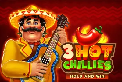 3 Hot Chillies slot artwork