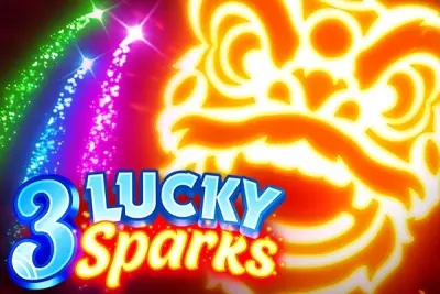 3 Lucky Sparks slot artwork