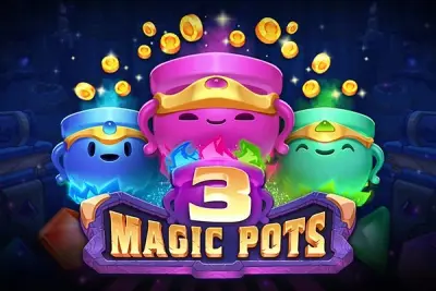 3 Magic Pots slot artwork