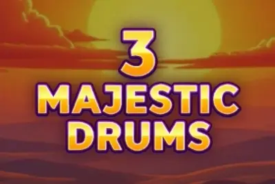 3 Majestic Drums slot artwork