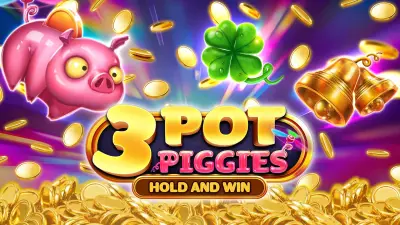3 Pot Piggies Hold and Win slot artwork