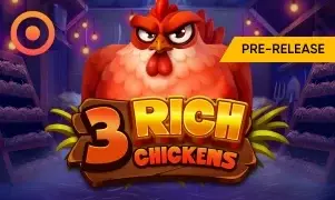 3 Rich Chickens slot artwork