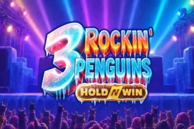 3 Rockin’ Penguins slot artwork