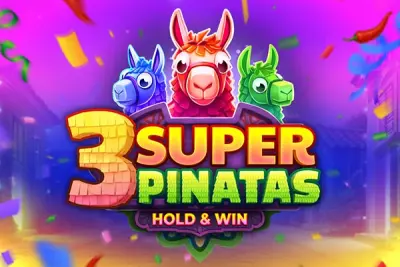3 Super Pinatas slot artwork