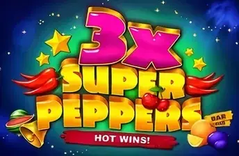 3x Super Peppers slot artwork