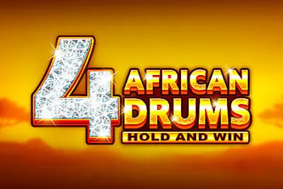 4 African Drums slot artwork