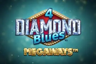 4 Diamond Blues Megaways slot artwork