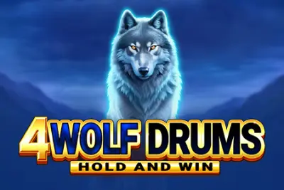 4 Wolf Drums slot artwork