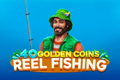 40 Golden Coins: Reel Fishing slot artwork