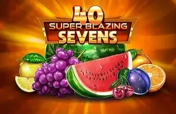 40 Super Blazing Sevens slot artwork