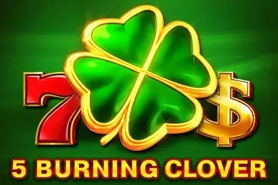 5 Burning Clover slot artwork