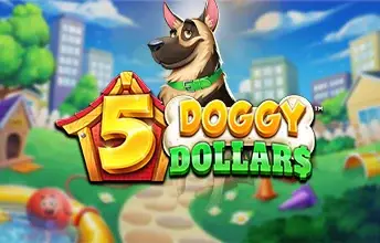 5 Doggy Dollars slot artwork