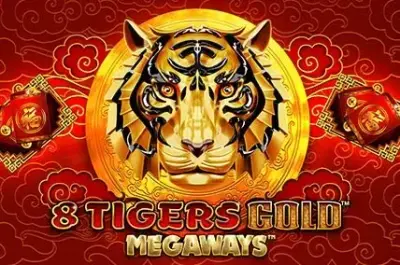8 Tigers Gold Megaways slot artwork