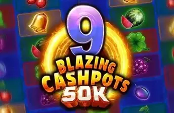 9 Blazing Cashpots 50k slot artwork