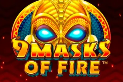 9 Masks of Fire slot artwork