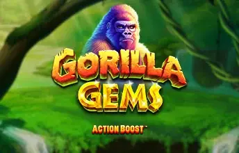 Action Boost Gorilla Gems slot artwork