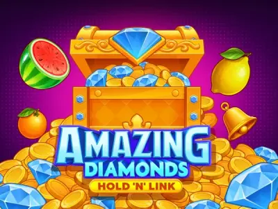Amazing Diamonds: Hold ‘N’ Link slot artwork