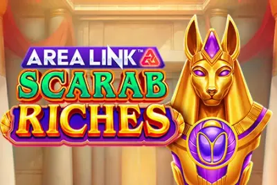 Area Link Scarab Riches slot artwork