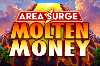 Area Surge Molten Money slot artwork
