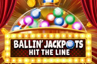 Ballin' Jackpots Hit The Line slot artwork