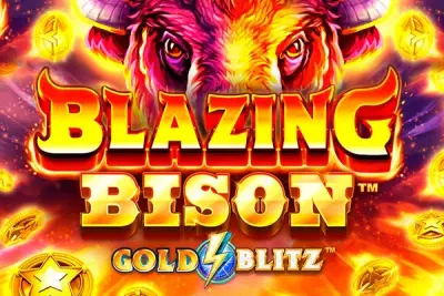 Blazing Bison Gold Blitz slot artwork