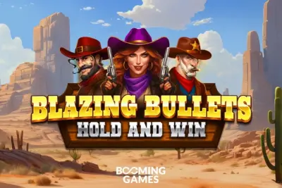 Blazing Bullets: Hold and Win slot artwork