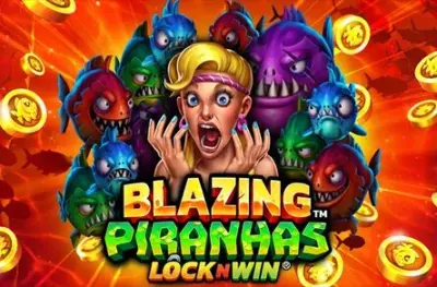 Blazing Piranhas slot artwork
