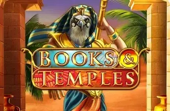 Books & Temples slot artwork