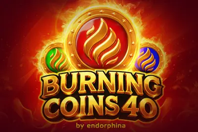 Burning Coins 40 slot artwork