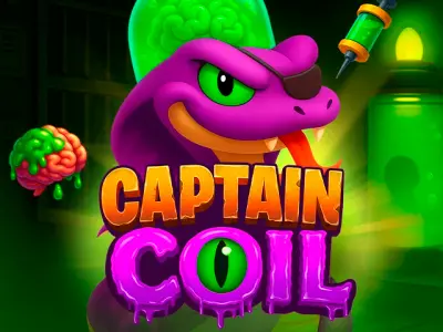 Captain Coil slot artwork