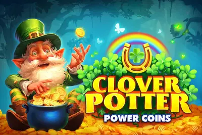 Clover Potter: Power Coins slot artwork