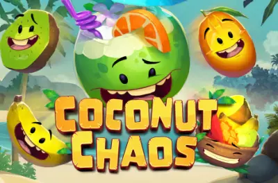Coconut Chaos slot artwork