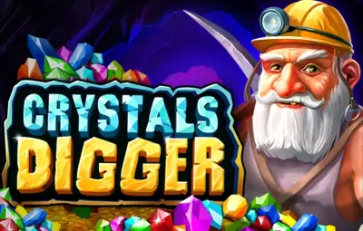 Crystals Digger slot artwork