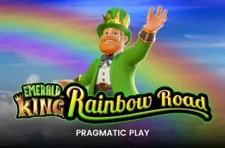 Emerald King Rainbow Road slot artwork