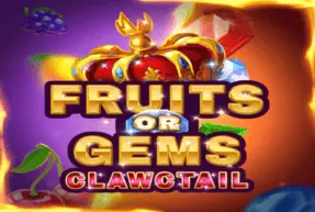 Fruits or Gems: Clawctail slot artwork