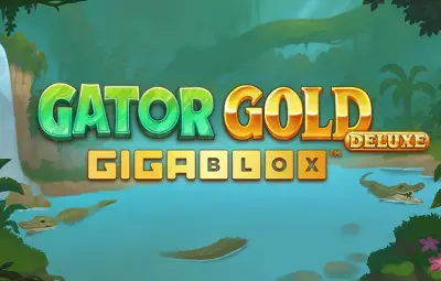 Gator Gold Deluxe Gigablox slot artwork