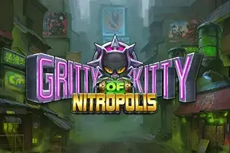 Gritty Kitty of Nitropolis slot artwork