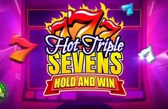 Hot Triple Sevens Hold & Win slot artwork