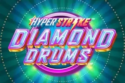 Hyper Strike Diamond Drums slot artwork