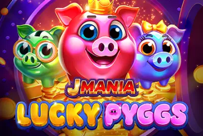 J Mania Lucky Pyggs slot artwork