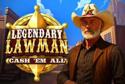 Legendary Lawman Cash 'Em All slot artwork